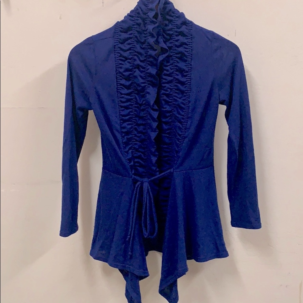 Blue sweater/cardigan